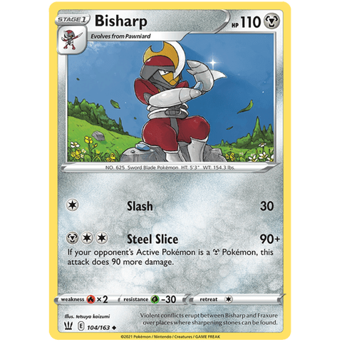 Bisharp 104/163 - Battle Styles - Pokemon - TCGroupAU