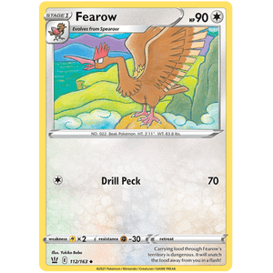 Fearow 112/163 - Battle Styles - Pokemon - TCGroupAU