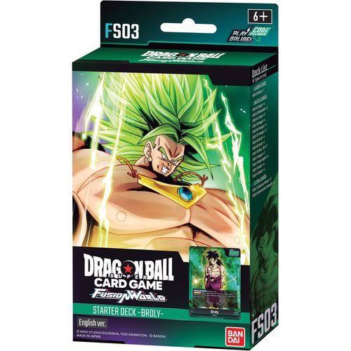 Dragon Ball Super Card Game - Fusion World - Broly [FS03] Starter Deck - PokéBox Australia