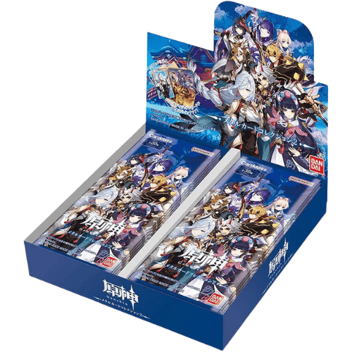 Genshin Impact Metal Card Collection - Booster Box - Japanese - TCGroupAU