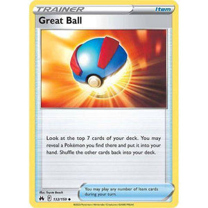 Great Ball (132/159) - Crown Zenith - Pokemon - TCGroupAU