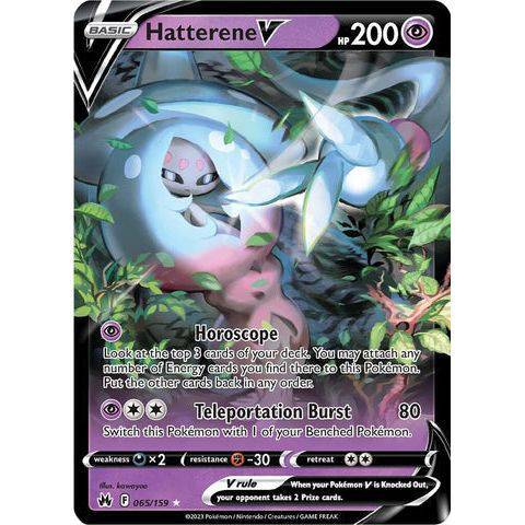 Hatterene V (065/159) - Crown Zenith - Pokemon - TCGroupAU