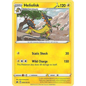 Heliolisk (050/159) - Crown Zenith - Pokemon - TCGroupAU