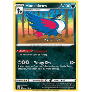 Honchkrow 094/163 - Battle Styles - Pokemon - TCGroupAU