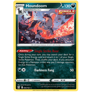 Houndoom 096/163 - Battle Styles - Pokemon Theme Deck Exclusive - TCGroupAU
