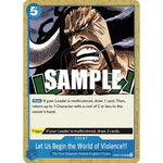Let Us Begin the World of Violence!! OP05-059 UC - One Piece Card Game Awakening of the New Era - TCGroupAU