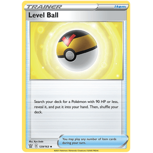 Level Ball 129/163 - Battle Styles - Pokemon - TCGroupAU