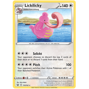 Lickilicky 114/163 - Battle Styles - Pokemon - TCGroupAU
