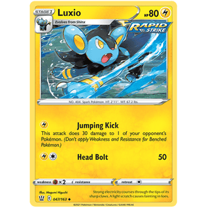 Luxio 047/163 - Battle Styles - Pokemon - TCGroupAU
