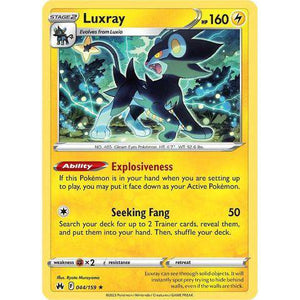 Luxray (044/159) (44) - Crown Zenith - Pokemon - TCGroupAU