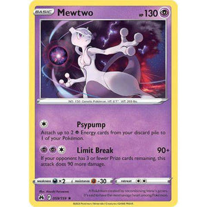 Mewtwo (059/159) - Crown Zenith - Pokemon - TCGroupAU