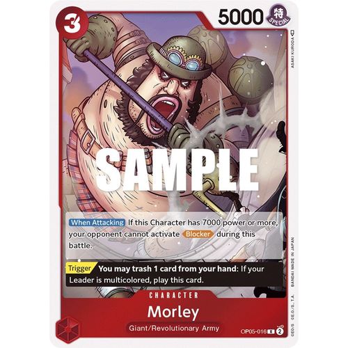 Morley OP05-016 R (Foil) - One Piece Card Game Awakening of the New Era - TCGroupAU