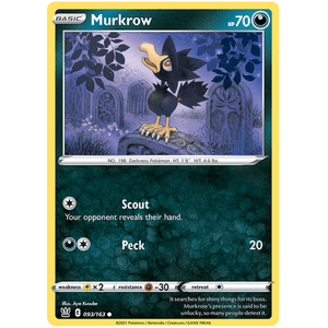 Murkrow 093/163 - Battle Styles - Pokemon - TCGroupAU