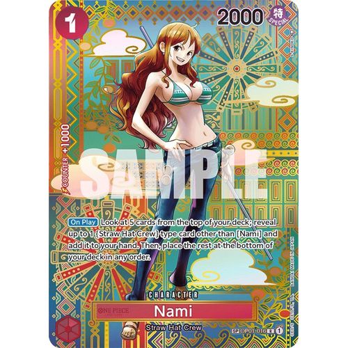 Nami (SP) OP01-016 R (Foil) - One Piece Card Game Awakening of the New Era - TCGroupAU