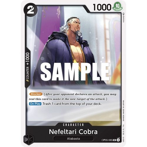 Nefeltari Cobra OP05-085 UC - One Piece Card Game Awakening of the New Era - TCGroupAU