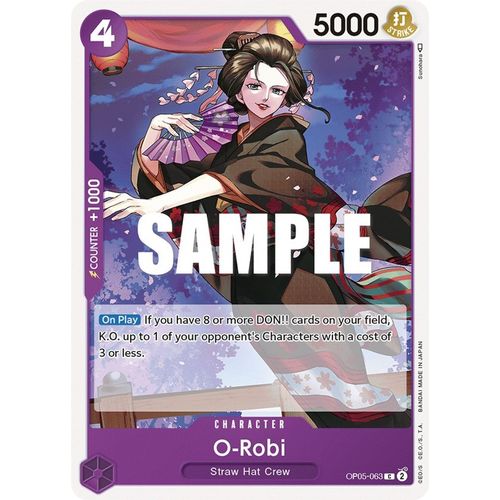 O-Robi OP05-063 C - One Piece Card Game Awakening of the New Era - TCGroupAU