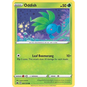 Oddish (001/159) - Crown Zenith - Pokemon - TCGroupAU