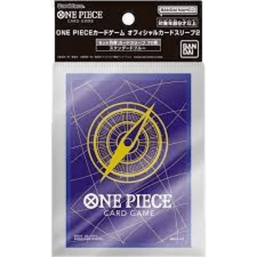 One Piece Card Game - Official Deck Vol. 2 Standard Blue Sleeves - TCGroupAU