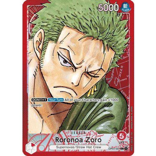 OP01-001L Roronoa Zoro (Alternate Art) (Foil) - TCGroupAU