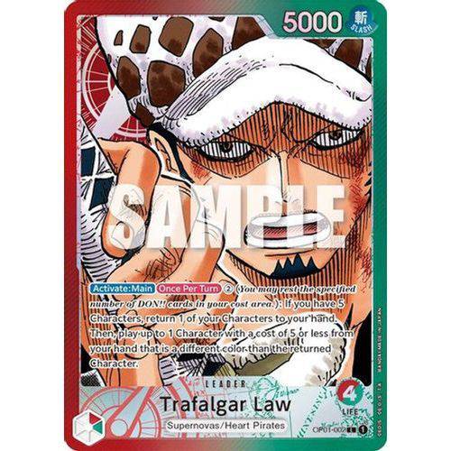 OP01-002L Trafalgar Law (Alternate Art) (Foil) - TCGroupAU