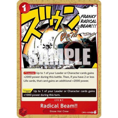 OP01-029UC Radical Beam!! - TCGroupAU