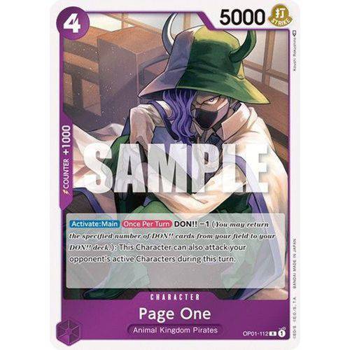 OP01-112R Page One (Foil) - TCGroupAU