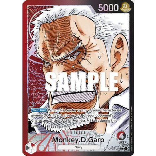 OP02-002L Monkey.D.Garp (Alternate Art) (Foil) - TCGroupAU