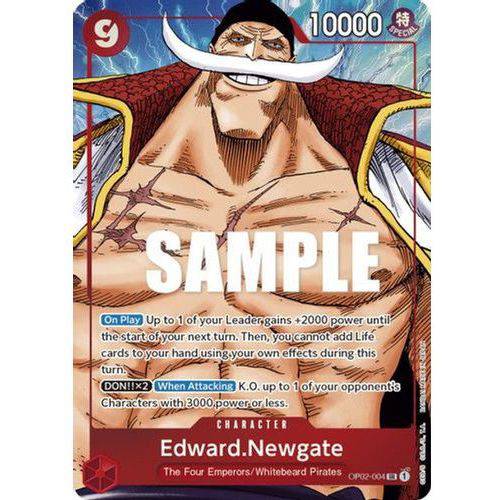 OP02-004SR Edward.Newgate (Alternate Art) (Foil) - TCGroupAU