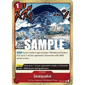 OP02-021R Seaquake (Foil) - TCGroupAU