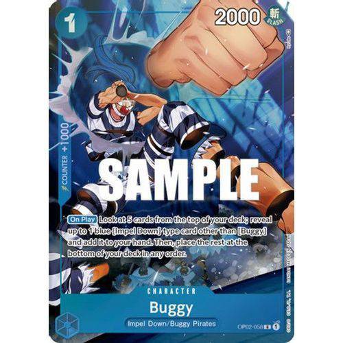 OP02-058R Buggy (Alternate Art) (Foil) - TCGroupAU