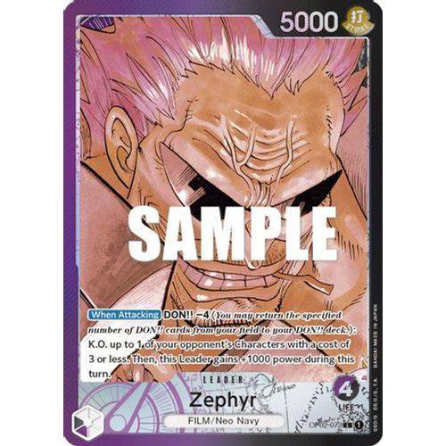 OP02-072L Zephyr (Alternate Art) (Foil) - TCGroupAU