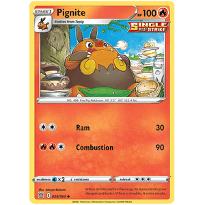 Pignite 024/163 - Battle Styles - Pokemon - TCGroupAU