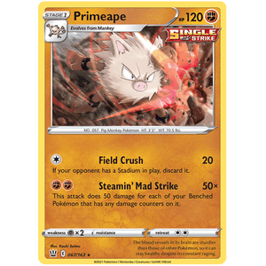 Primeape 067/163 - Battle Styles - Pokemon - TCGroupAU