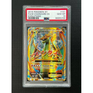 PSA10 Charizard EX - 101/108 - Evolutions - TCGroupAU