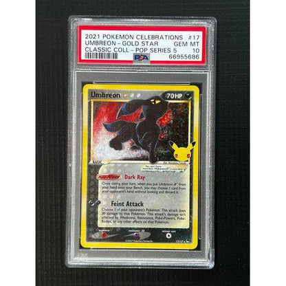 PSA10 Umbreon Gold Star - 17/17 - Class Coll POP Series 5 - TCGroupAU