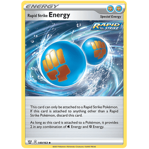 Rapid Strike Energy 140/163 - Battle Styles - Pokemon - TCGroupAU