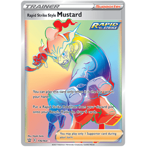 Rapid Strike Style Mustard 176/163 - Battle Styles - Pokemon - TCGroupAU
