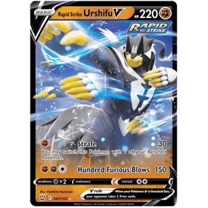 Rapid Strike Urshifu V 087/163 - Battle Styles - Pokemon - TCGroupAU