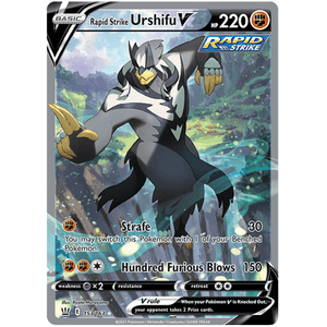Rapid Strike Urshifu V 153/163 - Battle Styles - Pokemon - TCGroupAU