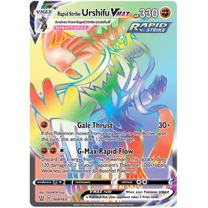 Rapid Strike Urshifu VMAX 169/163 - Battle Styles - Pokemon - TCGroupAU