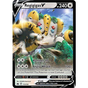Regigigas V (113/159) - Crown Zenith - Pokemon - TCGroupAU