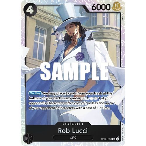 Rob Lucci OP05-093 SR (Foil) - One Piece Card Game Awakening of the New Era - TCGroupAU