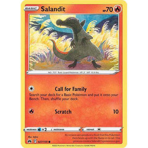 Salandit (027/159) - Crown Zenith - Pokemon - TCGroupAU