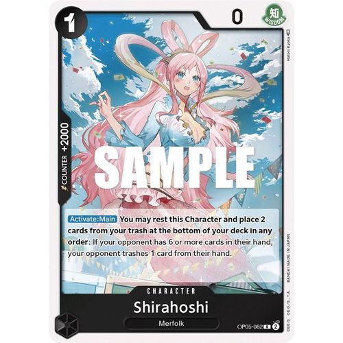Shirahoshi OP05-082 R (Foil) - One Piece Card Game Awakening of the New Era - TCGroupAU