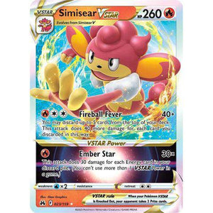 Simisear VSTAR (023/159) - Crown Zenith - Pokemon - TCGroupAU