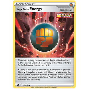 Single Strike Energy 141/163 - Battle Styles - Pokemon - TCGroupAU