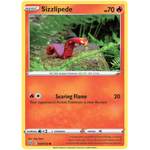 Sizzlipede 029/163 - Battle Styles - Pokemon - TCGroupAU