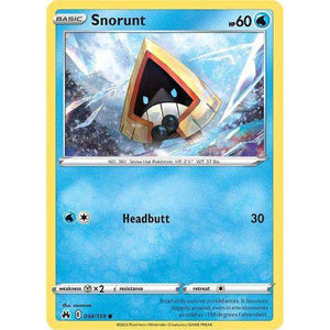 Snorunt (034/159) - Crown Zenith - Pokemon - TCGroupAU