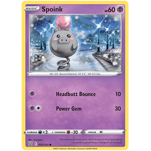 Spoink 055/163 - Battle Styles - Pokemon - TCGroupAU