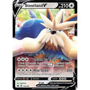 Stoutland V (116/159) - Crown Zenith - Pokemon - TCGroupAU